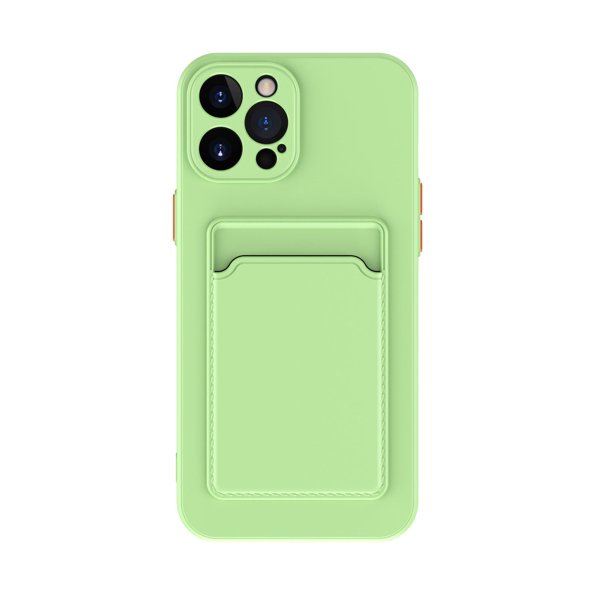 Simple Solid Color Liquid Silicone Phone Case