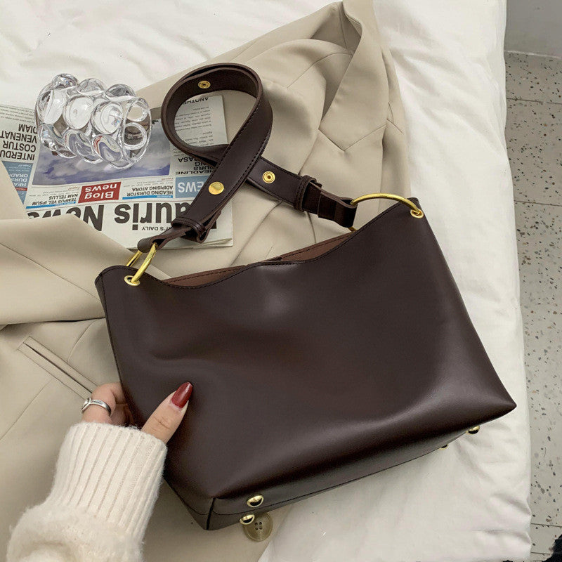 Winter Wholesale Minimalist Large Capacity Bucket Bag