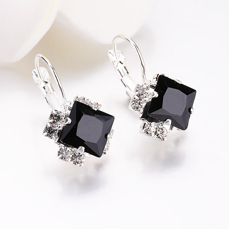 Creative Diamond Gem Earrings