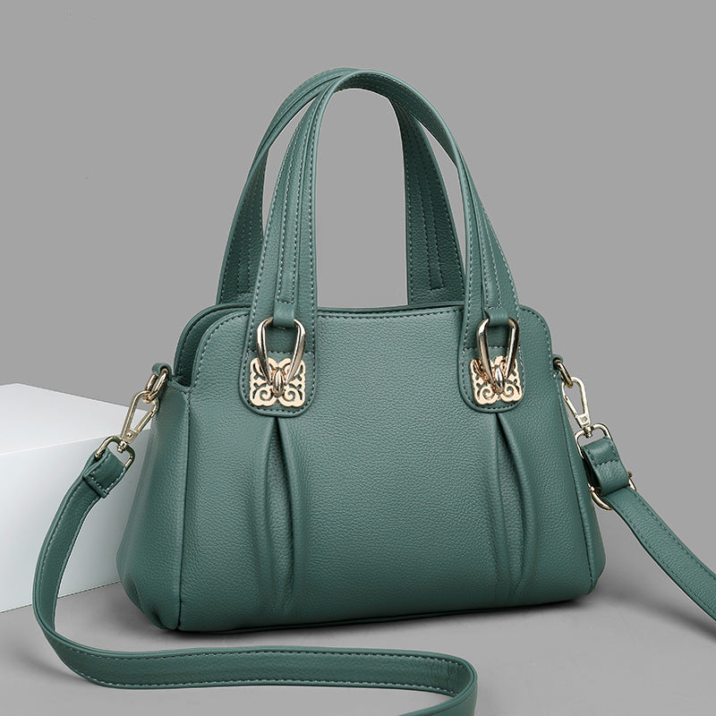 Women's Casual Soft Leather Tote Bag