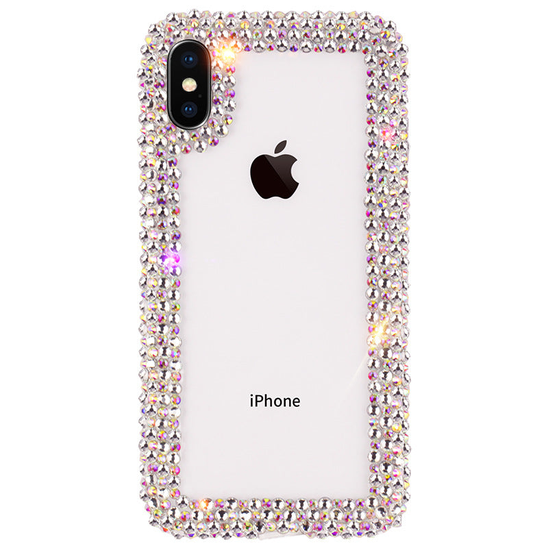 Silicone Rhinestone Phone Case