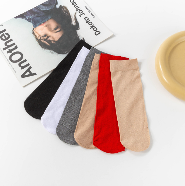 Women's Durable Short Socks for Summer and Autumn