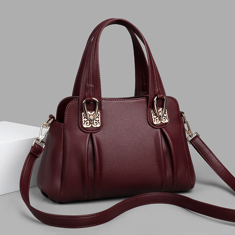 Women's Casual Soft Leather Tote Bag