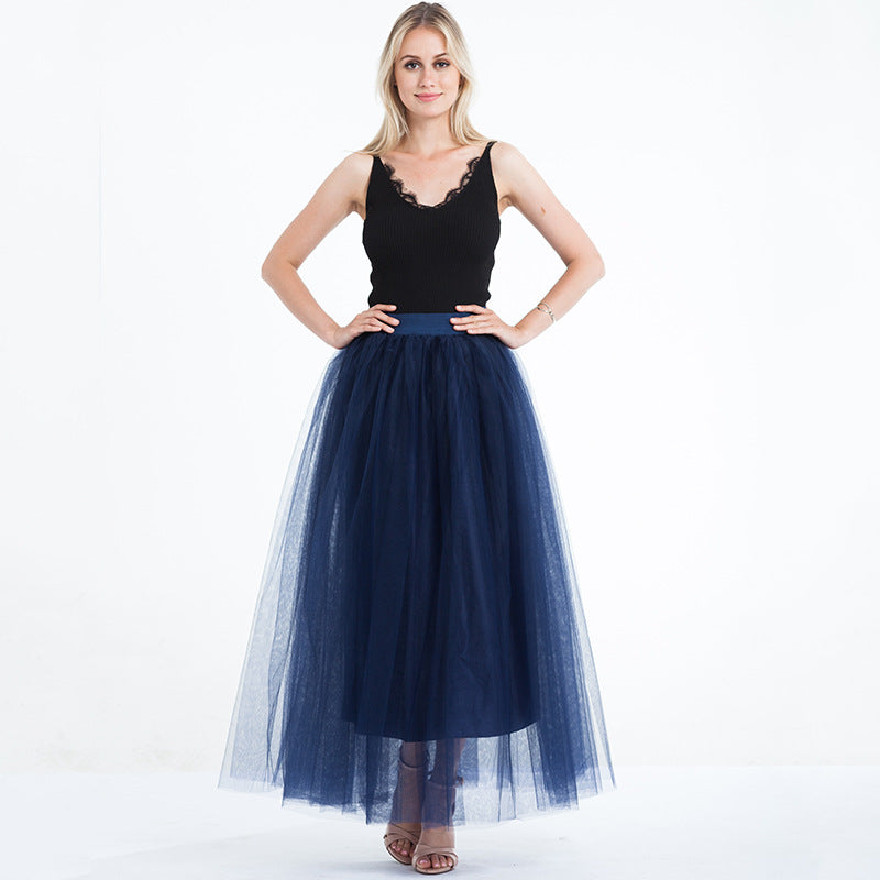 Women's 4-Layer 100 Mesh Mopping Skirt - Hot Style