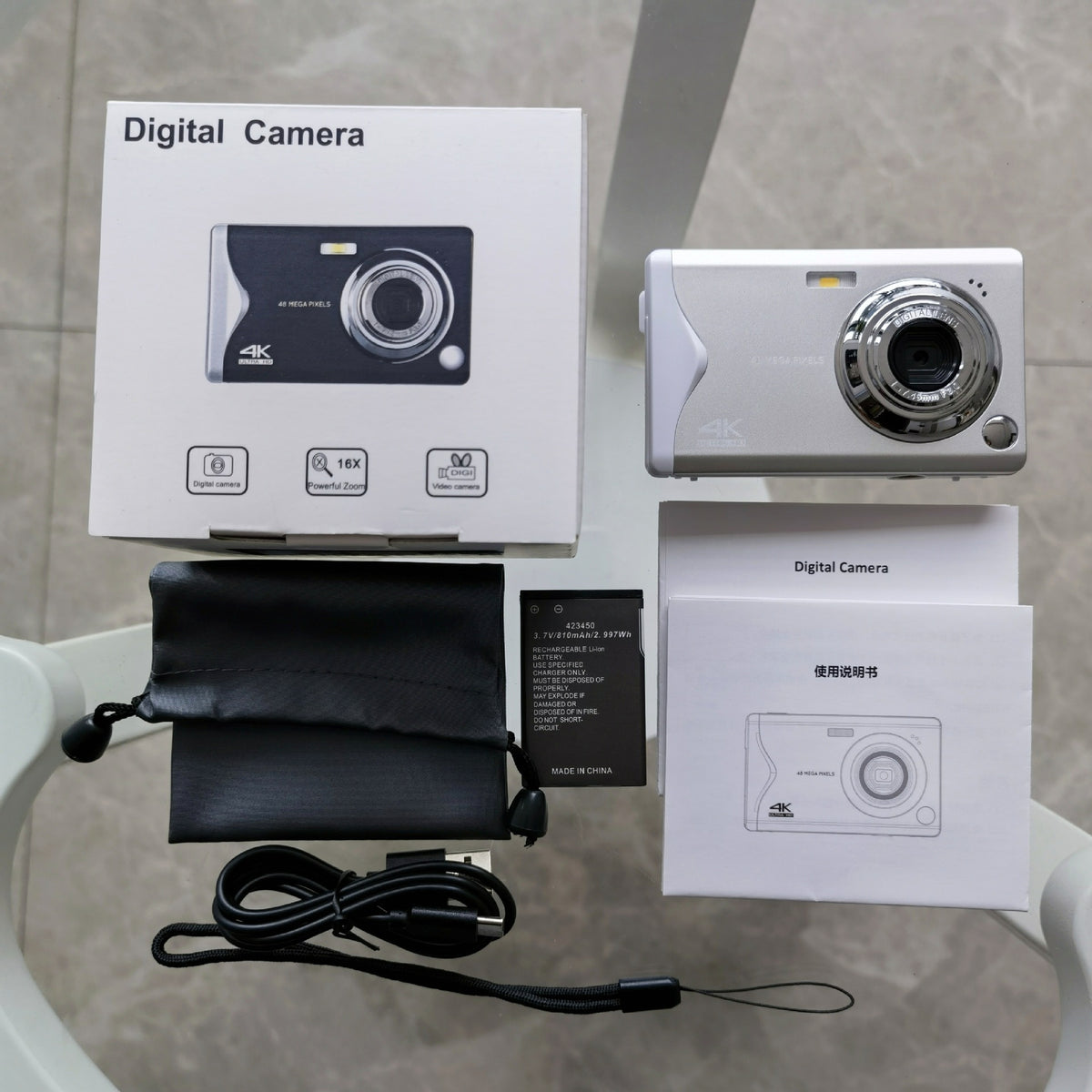 Camera 4K HD 3-Inch Autofocus