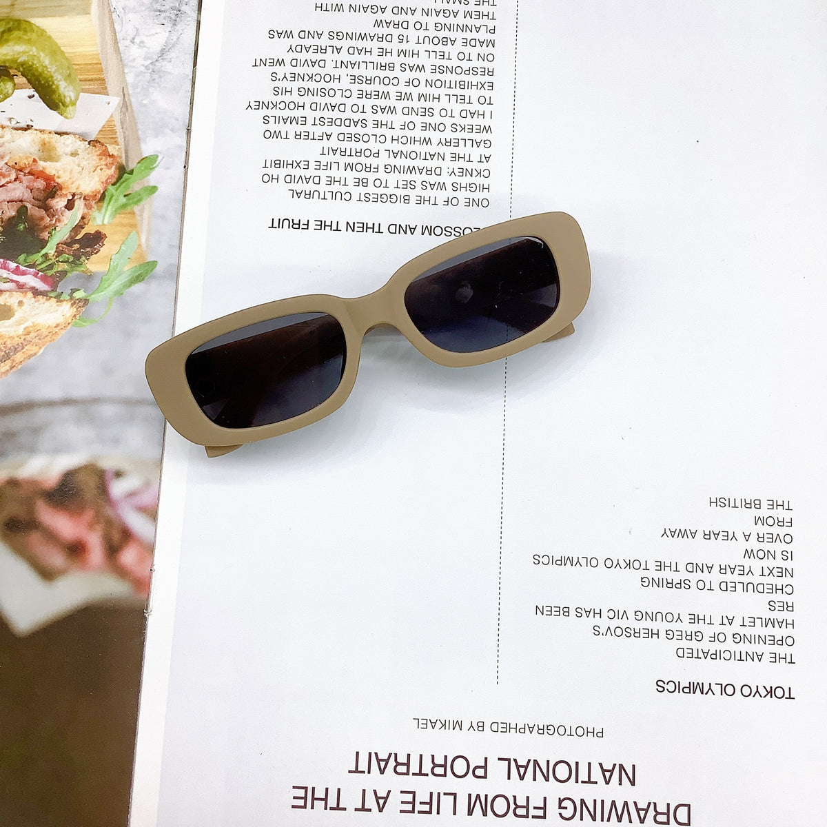 Children's Square Frame Sunglasses with UV Protection