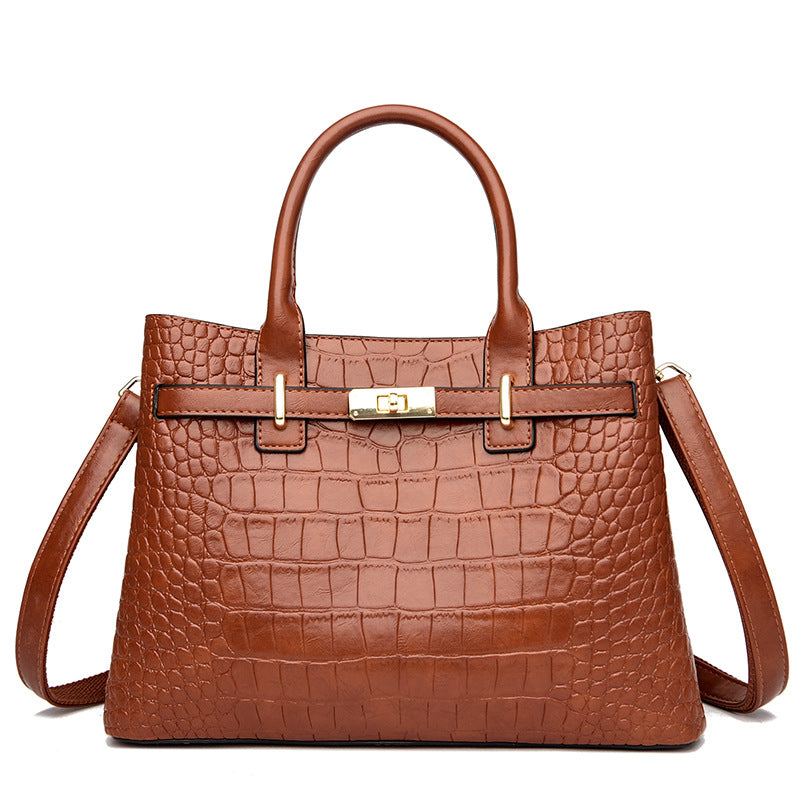 2023 New Women's Shoulder Bag with Stone Pattern