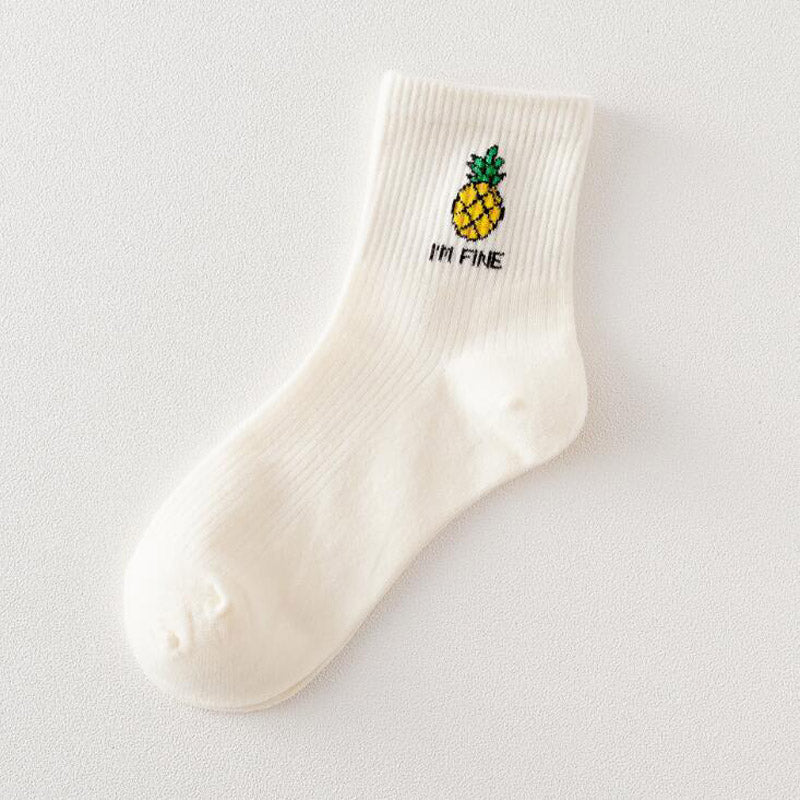 Mid-Calf Socks in Candy Colors - Preppy Style