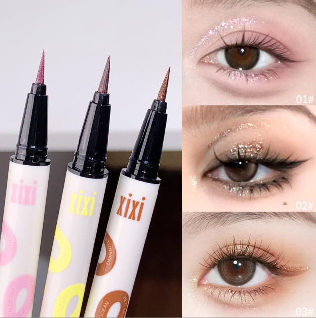 6 Colors Thin Pearlescent Eyeliner & Eye Shadow Stick