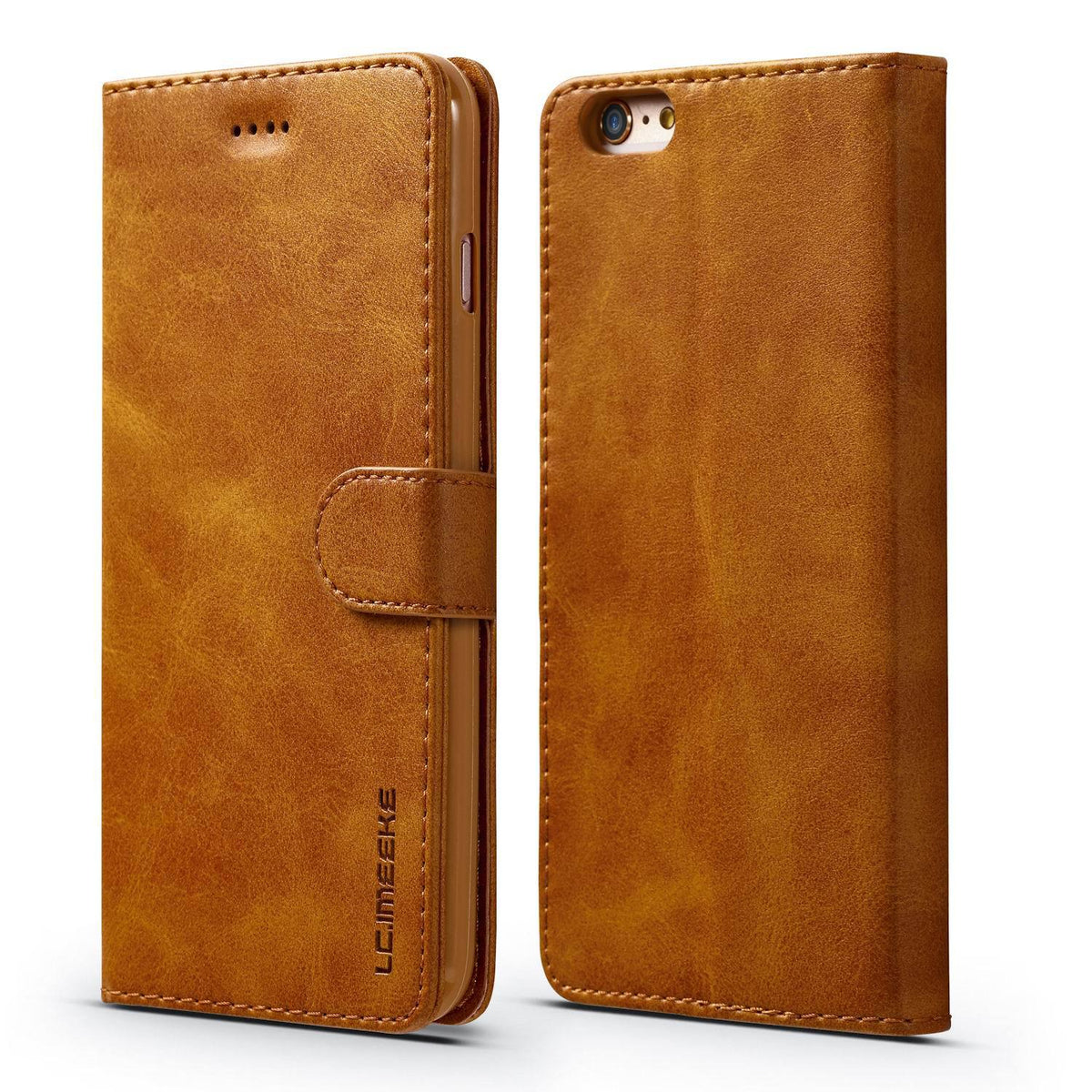 Vintage Leather Flip Wallet Case for iPhone 6/6s/6 Plus