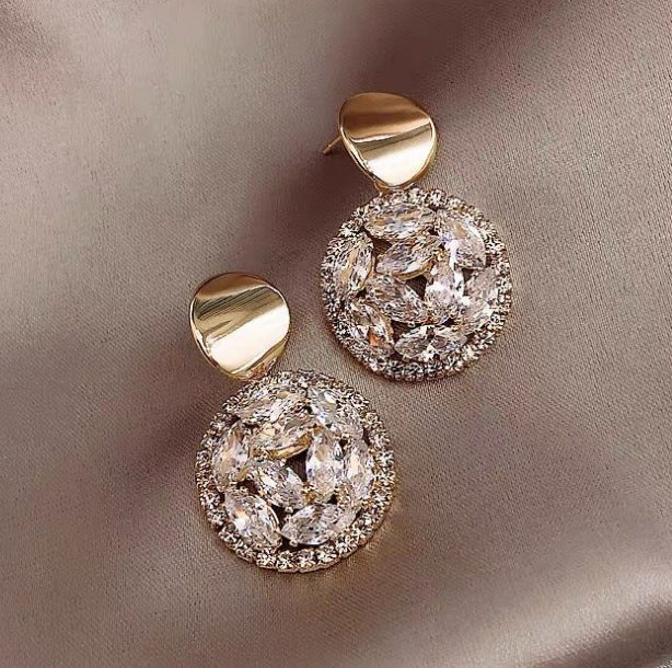 925 Silver Geometric Pearl Earrings for Women