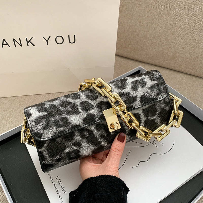 Trendy Women's Autumn Colorful Chain Shoulder Bag