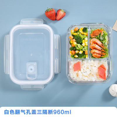 Large Glass Meal Prep Containers with Lids Set