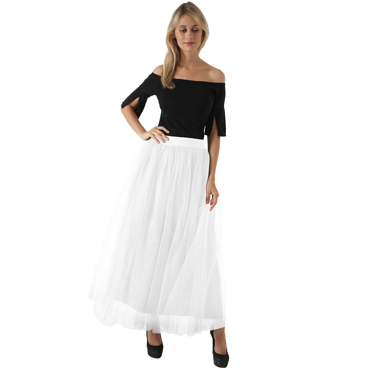 Women's 4-Layer 100 Mesh Mopping Skirt - Hot Style