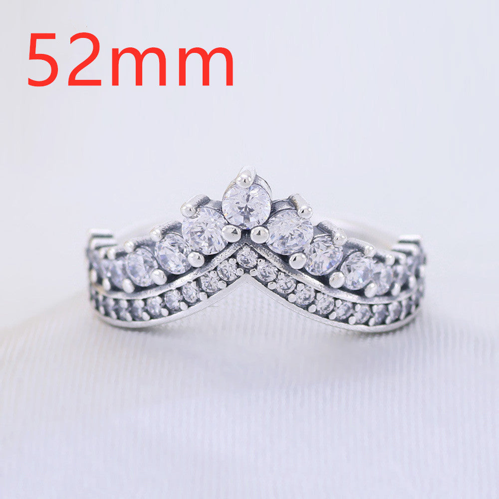 Josefina Princess Crown Ring for Women in S925 Silver