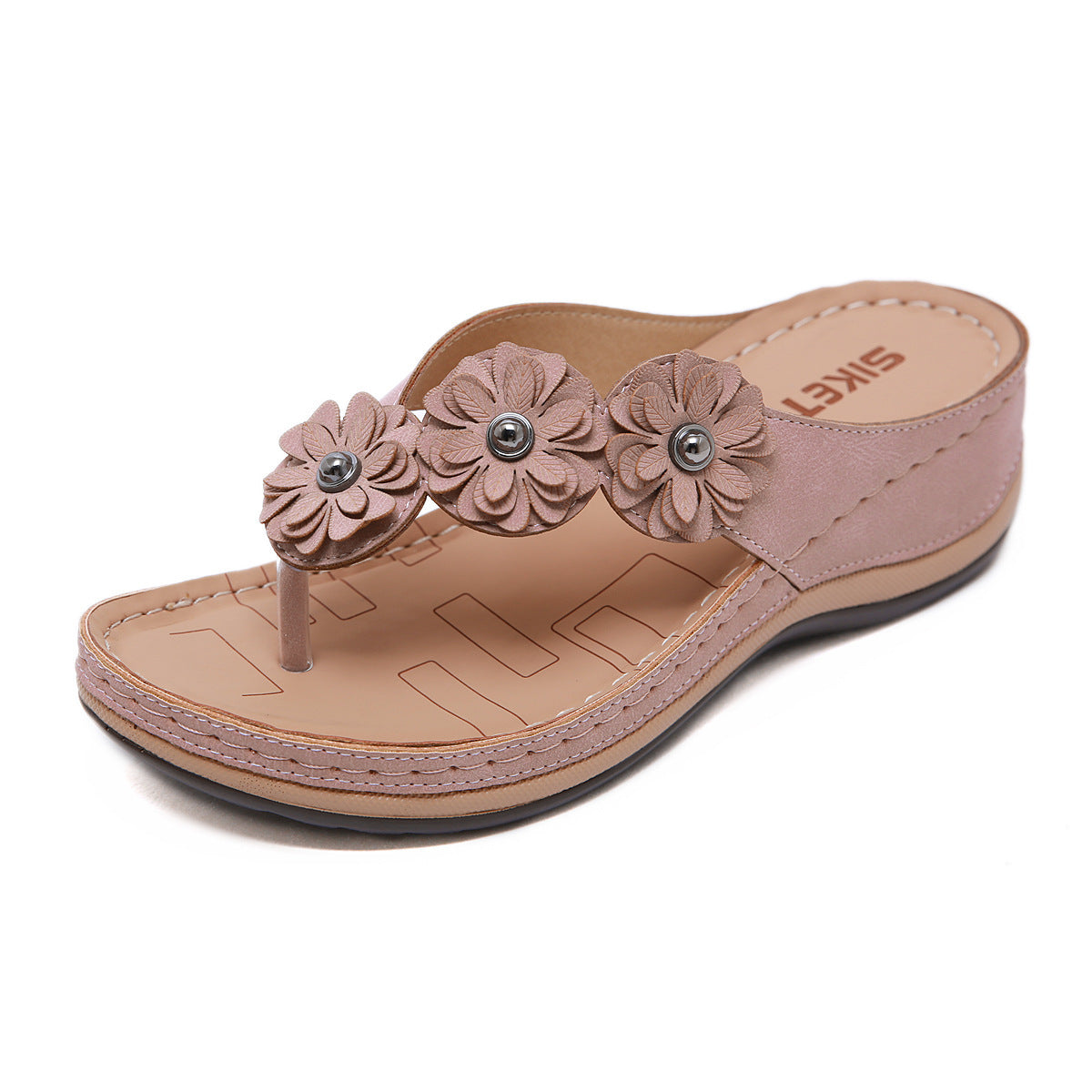Retro Style Wedge Sandals for Women - Summer Beach Shoes