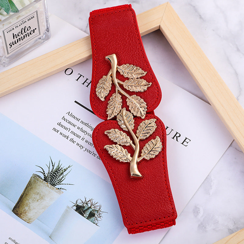 Women's Elastic Thin Waist Belt for All Seasons