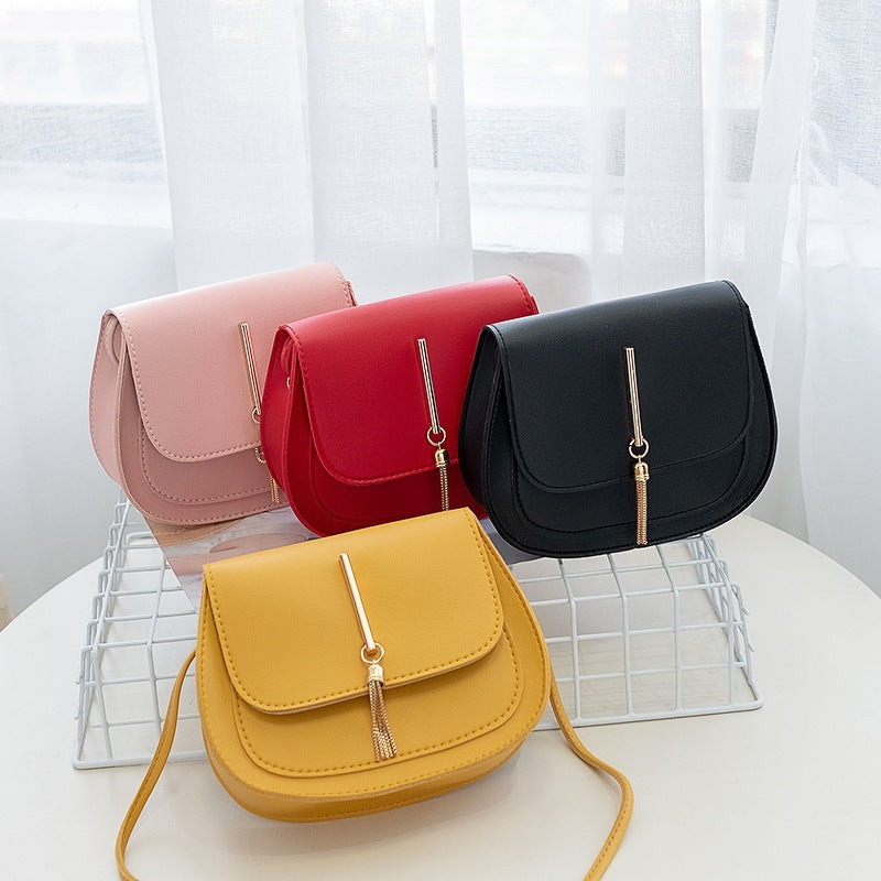 Tassel Round Crossbody Bag for Women - 2020 Trend