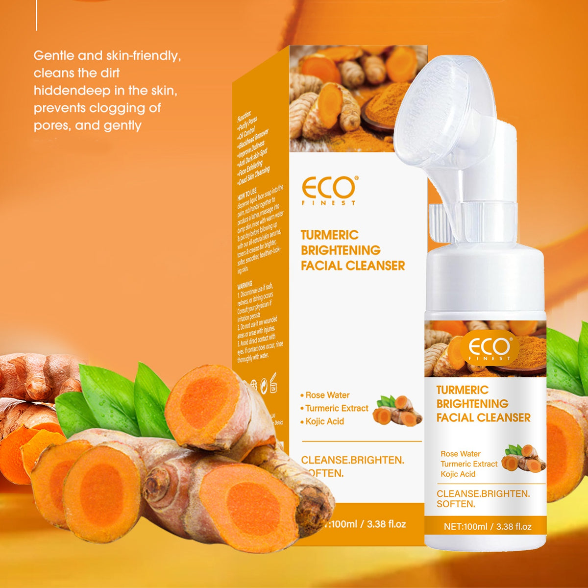 Amino Acid Foaming Cleanser for Oily Skin and Blackheads