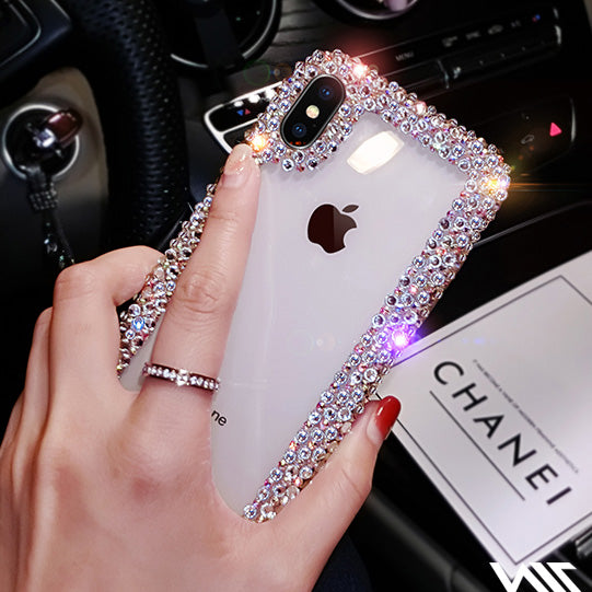 Silicone Rhinestone Phone Case
