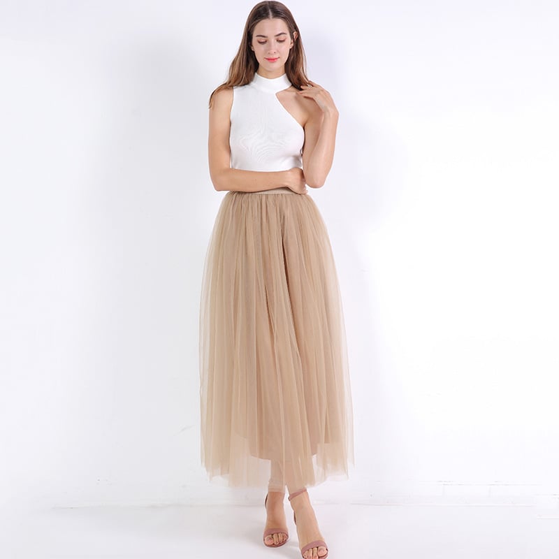 Women's 4-Layer 100 Mesh Mopping Skirt - Hot Style