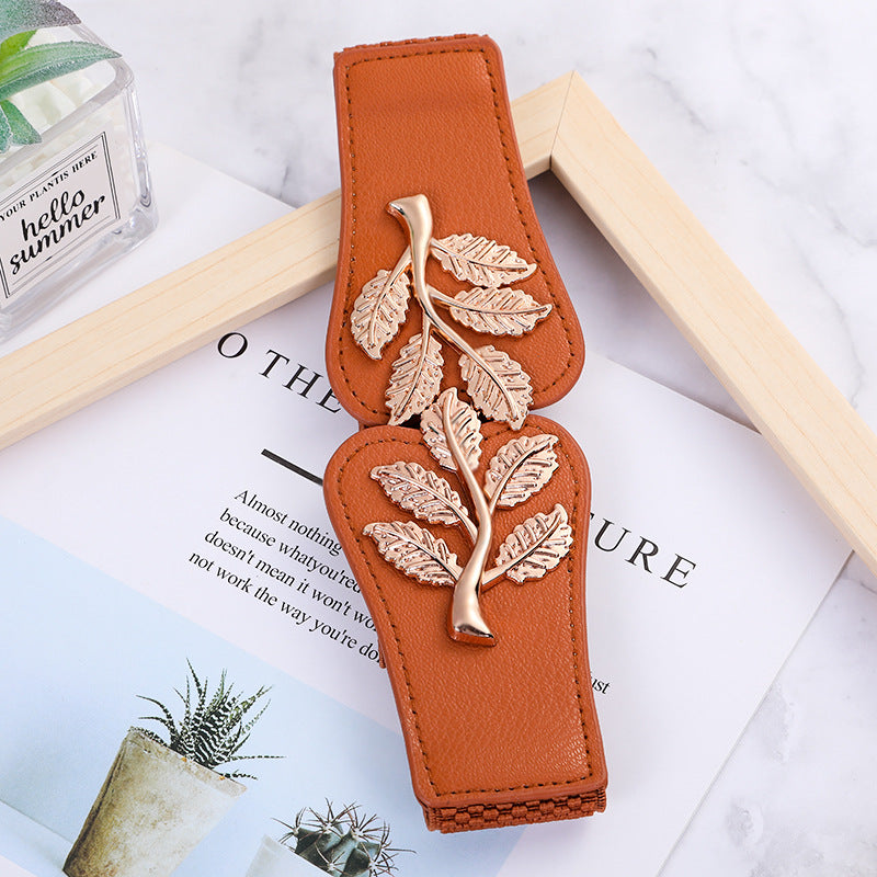 Women's Elastic Thin Waist Belt for All Seasons
