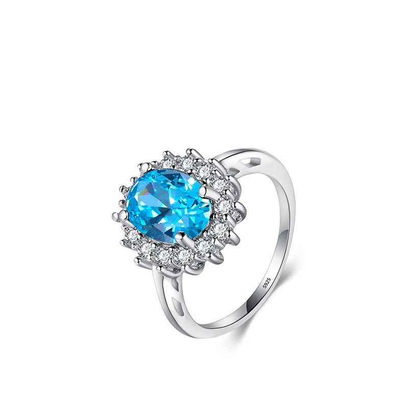 Exquisite Simple 925 Silver Light Luxury Rings