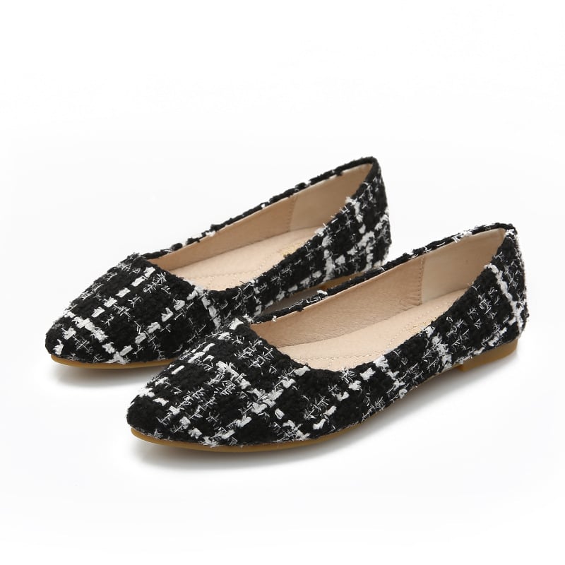 Pointed Toe Flat All-Match Women's Shoes