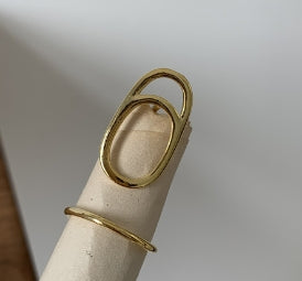 Trendy Cold Nail Ring with Unique Personality Design
