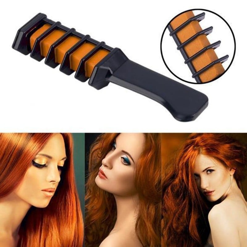 Mini Disposable Hair Color Chalk with Brush