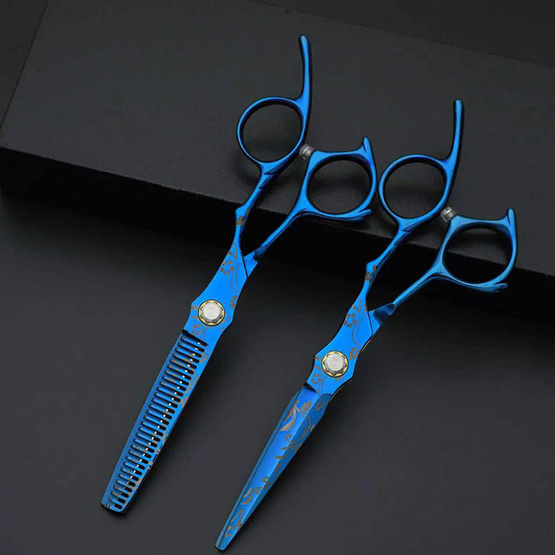 High-End 6-Inch Colorful Hair Cutting Scissors