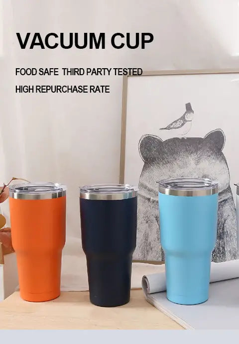 30oz Insulated Stainless Steel Tumbler with Handle