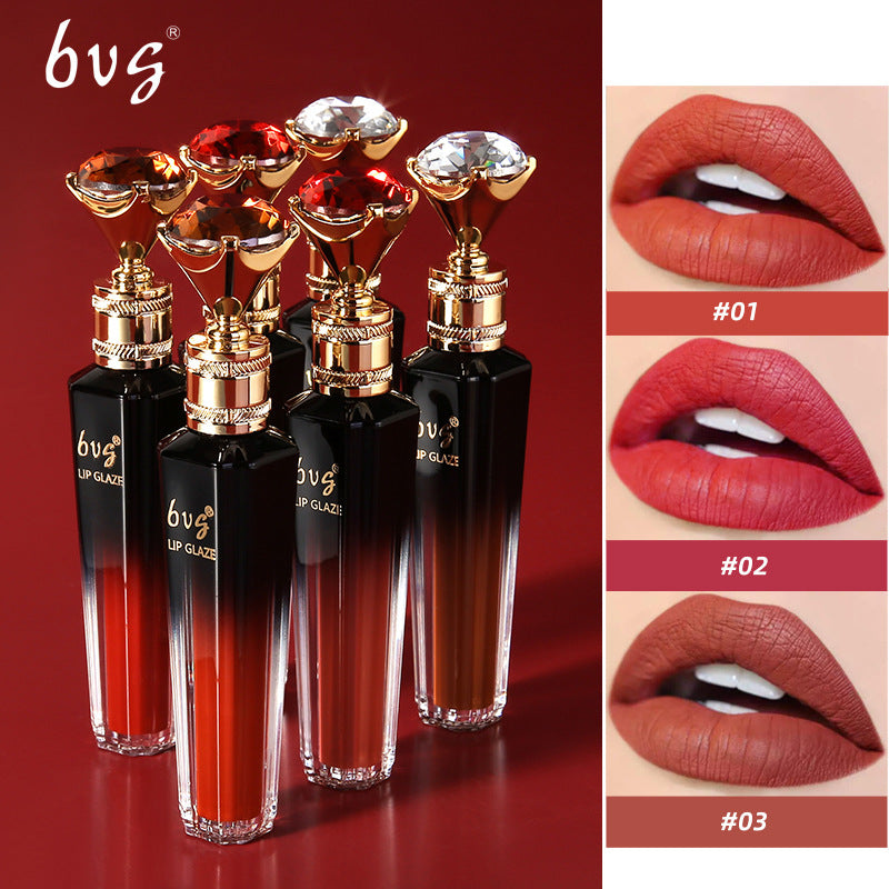 BVG Diamond Lip Gloss Set - Velvet Matte Liquid Lipstick