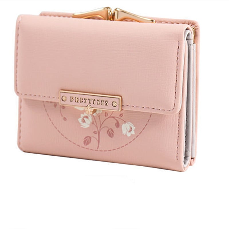 Women's Fashion Simple Tri-fold Wallet Card Holder